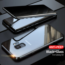 Load image into Gallery viewer, Anti Peep Privacy Magnetic Metal Double-Sided Glass Samsung Galaxy S9 Plus Case