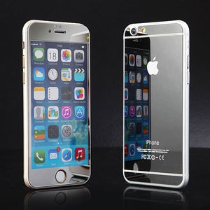 Apple iPhone 5 or 5s Front and Back Colored Mirror Tempered Glass Screen Protector - BingBongBoom