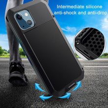 Load image into Gallery viewer, Gorilla Glass Aluminum Alloy Heavy Duty Shockproof Apple iPhone 12 Pro Max Case - BingBongBoom