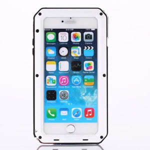 Gorilla Glass Aluminum Alloy Heavy Duty Shockproof Case Apple iPhone 8 or 8 Plus - BingBongBoom