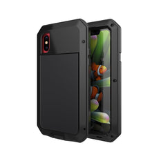 Load image into Gallery viewer, Gorilla Glass Aluminum Alloy Heavy Duty Shockproof Case Apple iPhone X / XS / XR / XS Max - BingBongBoom