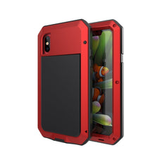 Load image into Gallery viewer, Gorilla Glass Aluminum Alloy Heavy Duty Shockproof Case Apple iPhone X / XS / XR / XS Max - BingBongBoom