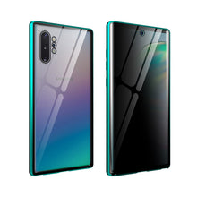 Load image into Gallery viewer, Anti Peep Privacy Magnetic Metal Double-Sided Glass Samsung Galaxy Note 10 Plus Case