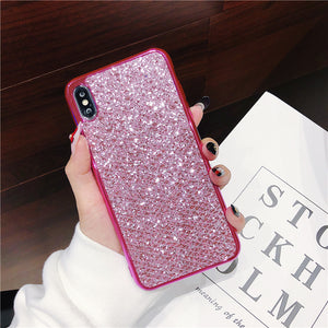 Glitter Bling Diamond Soft Rubber Case Cover Apple iPhone X / XS / XR / XS Max - BingBongBoom