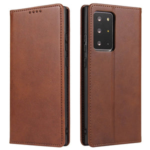 Leather Folio Wallet Magnetic Kickstand Flip Case Samsung Galaxy S22 / S22 Plus / S22 Ultra