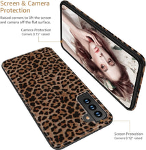 Load image into Gallery viewer, Cute Leopard Print Pattern Soft TPU Case Cover Samsung Galaxy Note 10 or Note 10 Plus - BingBongBoom