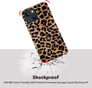 Cute Leopard Print Pattern Soft TPU Case Cover Apple iPhone 13 Mini / 13 / 13 Pro / 13 Pro Max