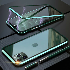 360° Magnetic Metal Double-Sided Glass Case Apple iPhone 13 Mini / 13 / 13 Pro / 13 Pro Max