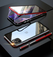 Load image into Gallery viewer, 360° Magnetic Metal Double-Sided Glass Apple iPhone 14 Pro Max Case