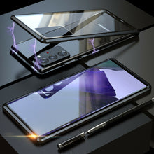 Load image into Gallery viewer, 360° Magnetic Metal Double-Sided Glass Samsung Galaxy S21 Ultra Case