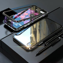 Load image into Gallery viewer, 360° Magnetic Metal Double-Sided Glass Case Apple iPhone X / XR / XS / XS Max - BingBongBoom