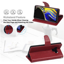Load image into Gallery viewer, Leather Wallet Magnetic Flip Case with strap Samsung Galaxy S20 / S20 Plus / S20 Ultra - BingBongBoom