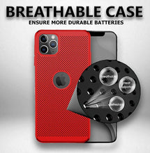 Load image into Gallery viewer, Heat Dissipation Breathable Cooling Slim Case iPhone 12 Mini / 12 / 12 Pro / 12 Pro Max