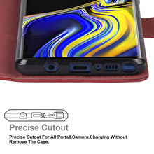 Load image into Gallery viewer, Leather Wallet Magnetic Flip Case with strap Samsung Galaxy S20 / S20 Plus / S20 Ultra - BingBongBoom