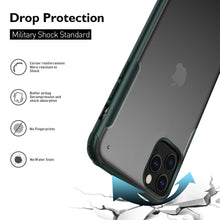 Load image into Gallery viewer, Colored Edges Matte Transparent TPU Shockproof Phone Cover Apple iPhone 11 Case - BingBongBoom