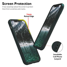 Load image into Gallery viewer, Colored Edges Matte Transparent TPU Shockproof Phone Cover Apple iPhone 11 Case - BingBongBoom