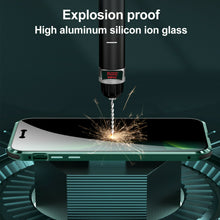 Load image into Gallery viewer, Anti Peep Privacy Magnetic Metal Double-Sided Glass Apple iPhone XS Max Case