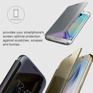 Electroplating Clear View Mirror Case Samsung Galaxy S10 / S10 Plus / S10 Edge - BingBongBoom