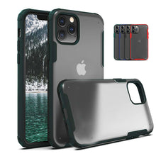Load image into Gallery viewer, Colored Edges Matte Transparent TPU Shockproof Phone Case Cover Apple iPhone 11 / 11 Pro / 11 Pro Max