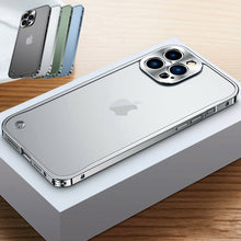 Load image into Gallery viewer, Aluminum Metal Frame Camera Protection Apple iPhone 12 Pro Max Case