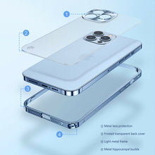 Load image into Gallery viewer, Aluminum Metal Frame Camera Protection Case Apple iPhone 11 / 11 Pro / 11 Pro Max