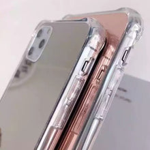 Load image into Gallery viewer, Colored Crystal Makeup Mirror Shock Proof Slim Apple iPhone 13 Pro Max Case