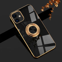 Load image into Gallery viewer, Electroplating Magnetic Finger Ring Holder Kickstand Cover Apple iPhone XS Max Case
