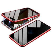 Load image into Gallery viewer, Anti Peep Privacy Magnetic Metal Double-Sided Glass Apple iPhone 8 Case