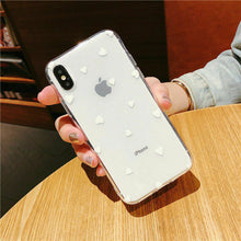 Load image into Gallery viewer, Heart Shape Print Pattern Soft Rubber Case Cover Apple iPhone X / XS / XR / XS Max - BingBongBoom