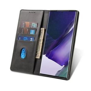 Leather Folio Wallet Magnetic Kickstand Flip Case Google Pixel 8 / 8 Pro