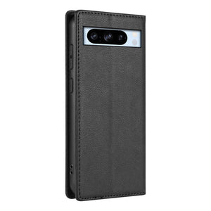 Leather Folio Wallet Magnetic Kickstand Flip Case Google Pixel 8 / 8 Pro