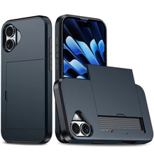Load image into Gallery viewer, Card Slot Holder Wallet Shock Proof Apple iPhone 16 Case