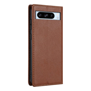 Leather Folio Wallet Magnetic Kickstand Flip Case Google Pixel 7 / 7 Pro / 7a