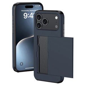 Card Slot Holder Wallet Shock Proof Apple iPhone 17 Pro Case