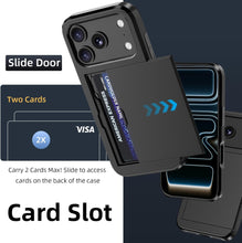 Load image into Gallery viewer, Card Slot Holder Wallet Shock Proof Apple iPhone 17 Pro Case