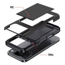 Load image into Gallery viewer, Card Slot Holder Wallet Shock Proof Apple iPhone 17 Pro Case