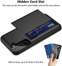 Load image into Gallery viewer, Card Slot Holder Wallet Shock Proof Case Samsung Galaxy S24 / S24 Plus / S24 Ultra