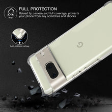 Load image into Gallery viewer, Clear Transparent Silicone w/ Rugged Edges Case Cover Google Pixel 8 / 8 Pro