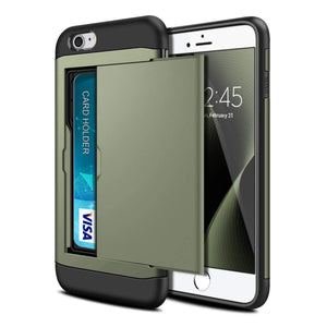 Card Slot Holder Wallet Shock Proof Apple iPhone 16e Case