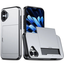 Load image into Gallery viewer, Card Slot Holder Wallet Shock Proof Apple iPhone 16 Case