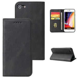 Leather Folio Wallet Magnetic Kickstand Flip Apple iPhone 16e Case