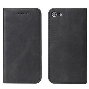 Leather Folio Wallet Magnetic Kickstand Flip Apple iPhone 16e Case