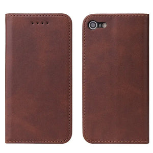 Leather Folio Wallet Magnetic Kickstand Flip Apple iPhone 16e Case