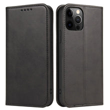 Load image into Gallery viewer, Leather Folio Wallet Magnetic Kickstand Flip Case Apple iPhone 15 / 15 Plus / 15 Pro / 15 Pro Max