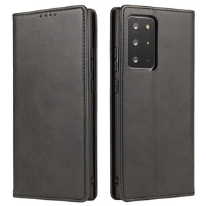 Leather Folio Wallet Magnetic Kickstand Flip Case Samsung Galaxy S24 / S24 Plus / S24 Ultra