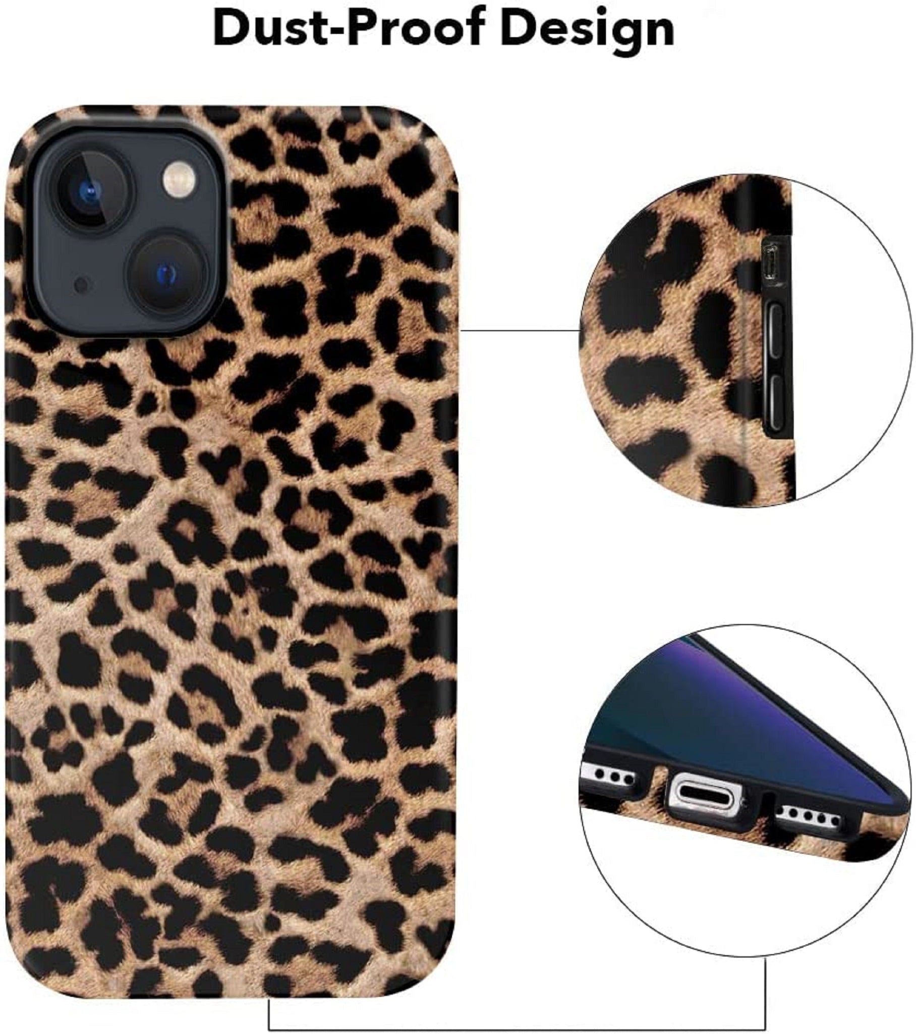 Cute Leopard Print Pattern Soft TPU Cover Apple iPhone 15 Plus Case Cute Leopard Print Pattern Soft TPU Cover Apple iPhone 15 Plus Case