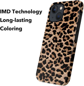 Cute Leopard Print Pattern Soft TPU Case Cover Apple iPhone 15 / 15 Plus / 15 Pro / 15 Pro Max
