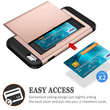 Load image into Gallery viewer, Card Slot Holder Wallet Shock Proof Apple iPhone 16e Case