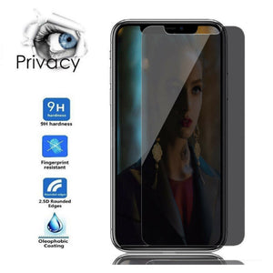 [2-Pack] Privacy Anti Peep Premium Tempered Glass Screen Protector Apple iPhone X / XR / XS / XS Max