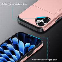 Load image into Gallery viewer, Card Slot Holder Wallet Shock Proof Apple iPhone 16 Case